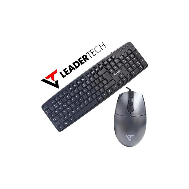 KIT TECLADO/MOUSE LEADERTEC ALAMBRICO