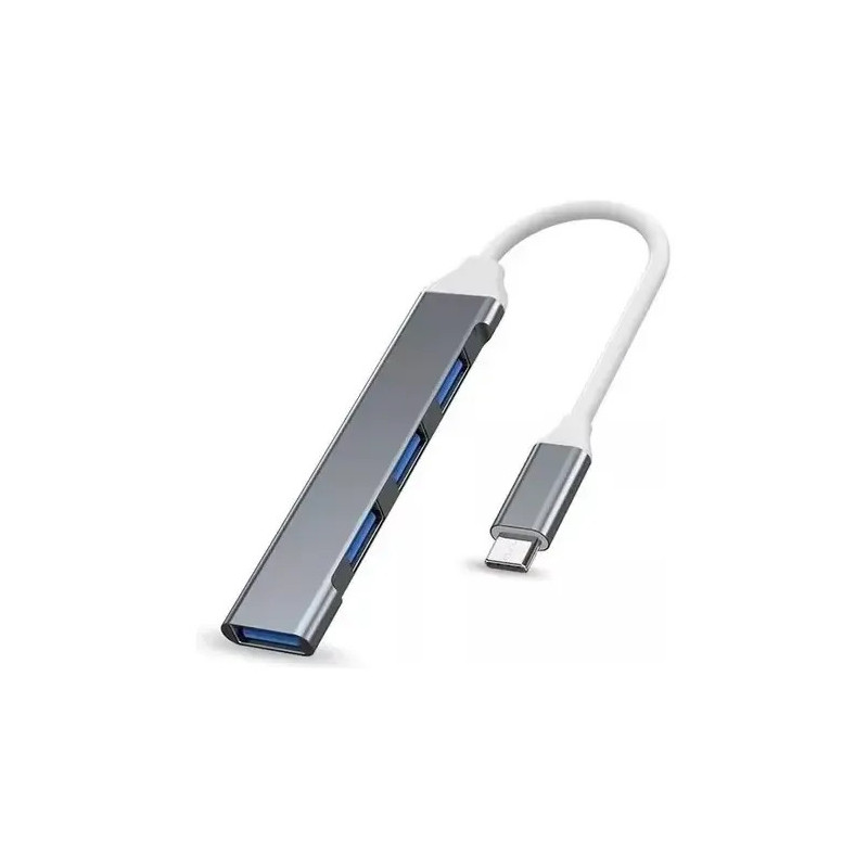 CONCENTRADOR USB 4 PUERTOS 3.0 TIPO C