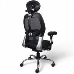 Silla Palermo Respaldo Malla con Cabecera