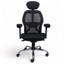 Silla Palermo Respaldo Malla con Cabecera