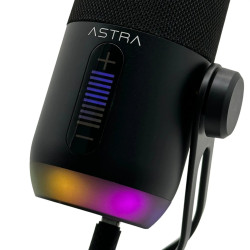 MICROFONO ASTRA AURA RGB USB C REDUCION DE RUIDO