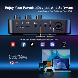 MEZCLADOR DE AUDIO STREAMING G1 MAONO