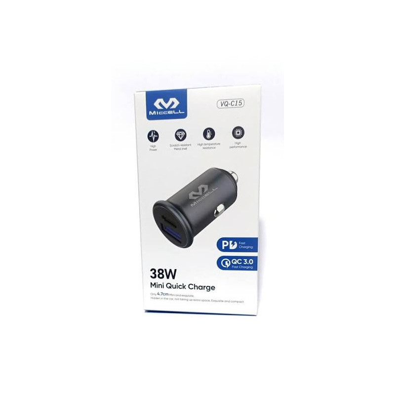 CARGADOR MICCELL PARA CARRO TIPO C