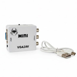 CONVERTIDOR SPIDERTEC VGA A AV