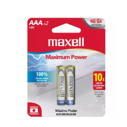 BATERIA MAXEL AAA ALCALINA X2