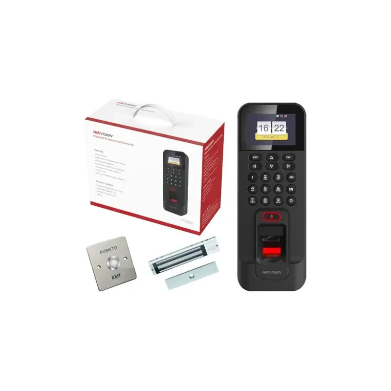 KIT HIKVISION CONTROL ACCESO Y ASISTENCIA