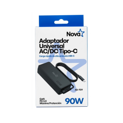 CARGADOR UNIVERSAL NOVA 90W...